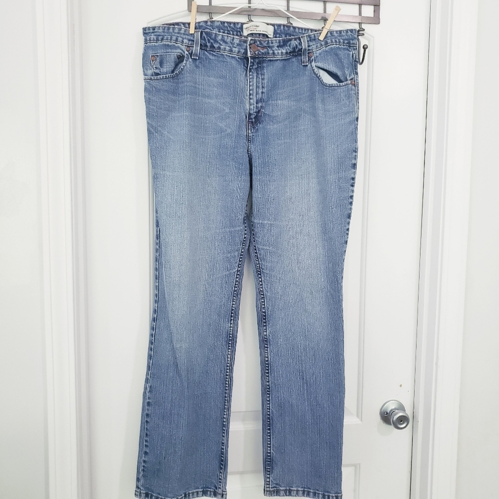 Levi Strauss Mid-rise boot cut jeans sz Misses 18